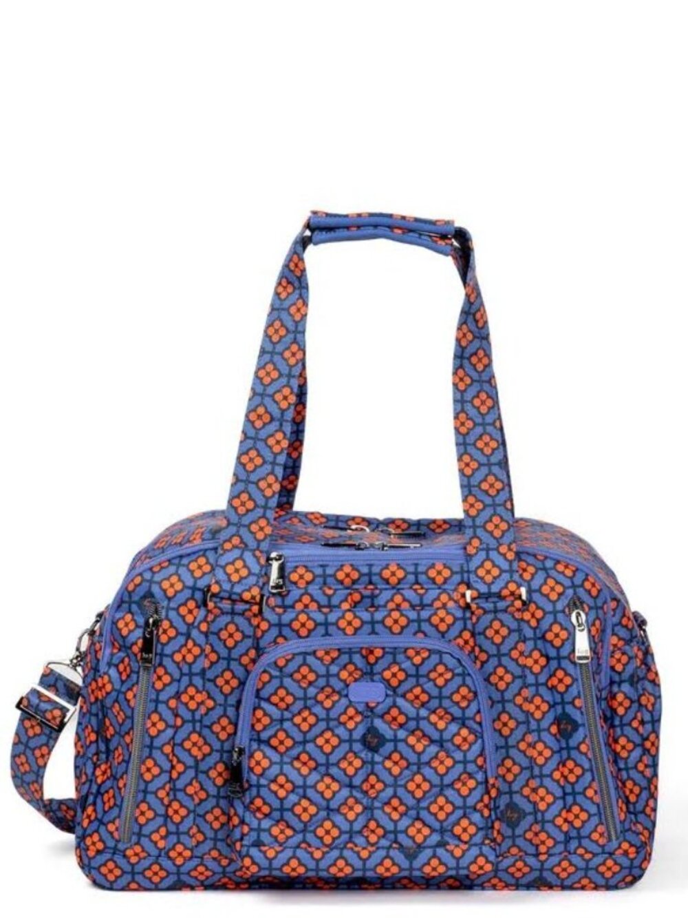 Lug Propeller 2 Overnight Travel Bag Very Berry Blue Orange/Blue